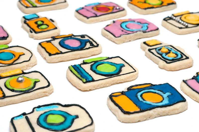 Spiffy Gear Camera cookie cutters formelės