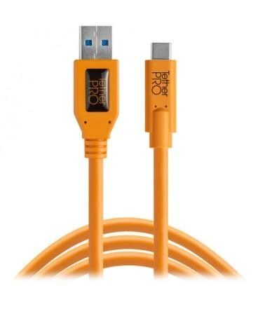 Tether Tools TetherPro 4,6 m kabelis USB 3.0 į USB-C Oranžinis CUC3215