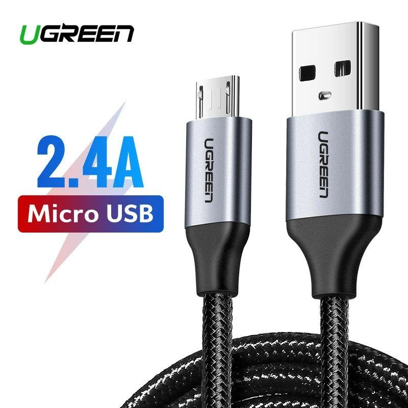 UGREEN micro USB laidas QC 3.0 2.4A 0.5m