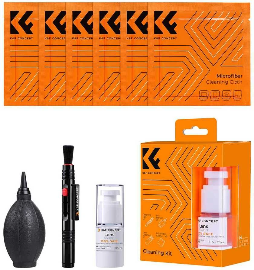 Valiklis Kf Concept K&F Concept 4 viename fotoaparato objektyvo valymo rinkinys, skirtas DSLR fotoaparatui