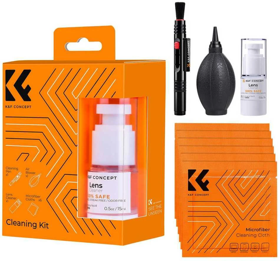 Valiklis Kf Concept K&F Concept 4 viename fotoaparato objektyvo valymo rinkinys, skirtas DSLR fotoaparatui