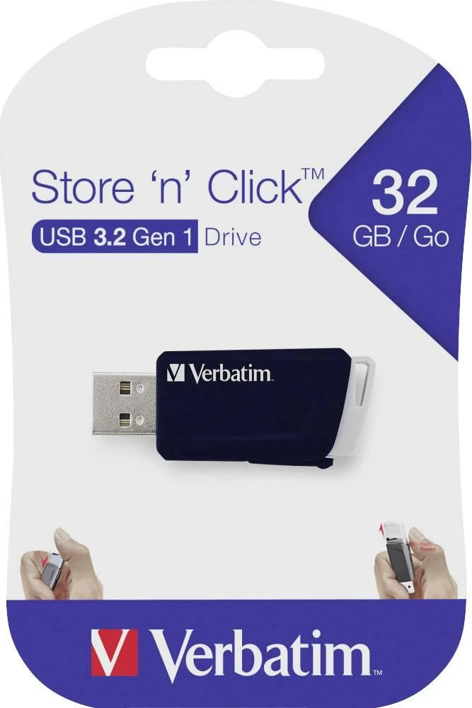 Verbatim Store n Click 32GB USB 3.2 Gen 1