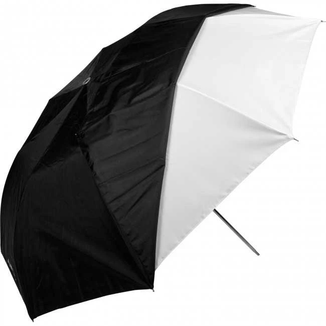 Westcott 43"/109cm Optical Baltas Satin Collapsible with Removable Juodas Cover