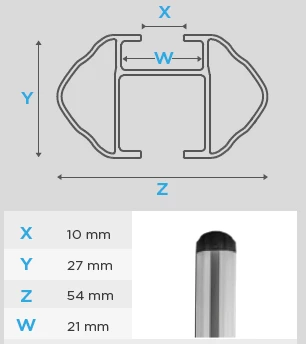 Menabo Dozer XXL stogo barai Opel Combo 12>14
