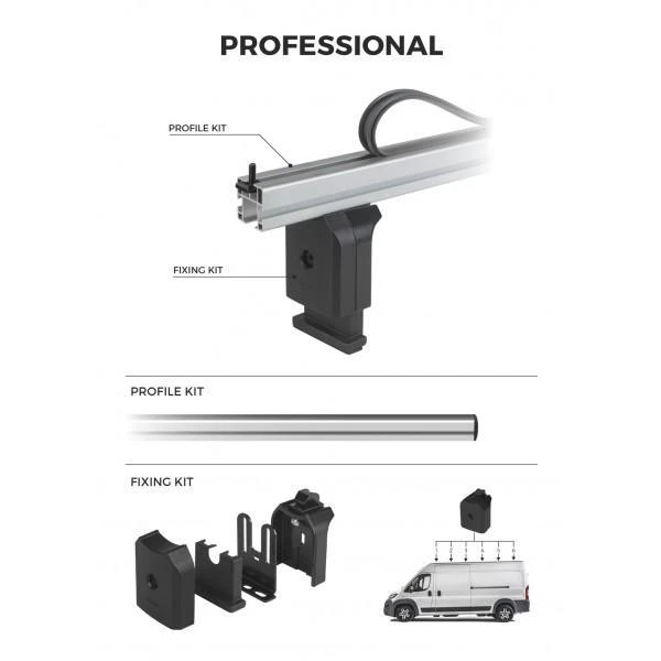 Menabo Professional 135 Citroen Jumpy III - L1,L2 16>