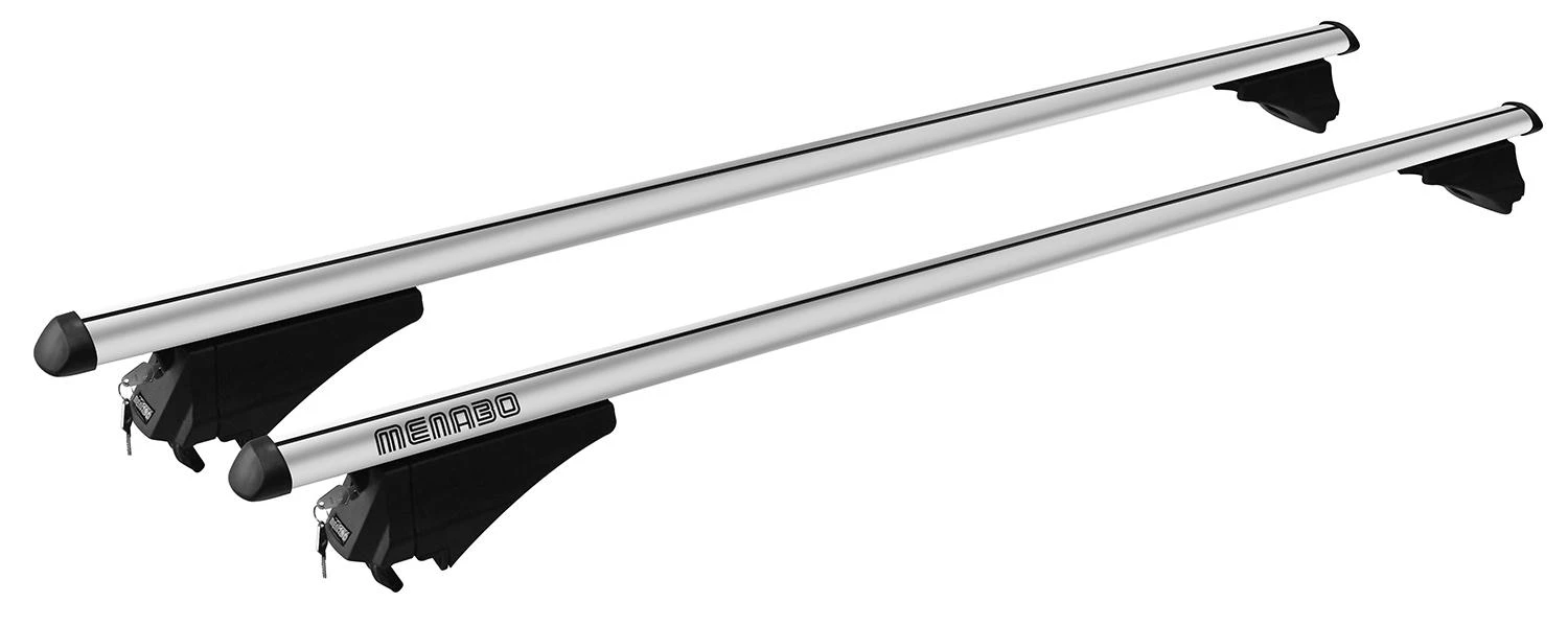 Menabo TIGER Sidabrinis stogo skersniai KIA Carnival III (YP) 2014->