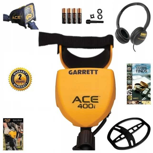 Garrett ACE 400i +3 priedai