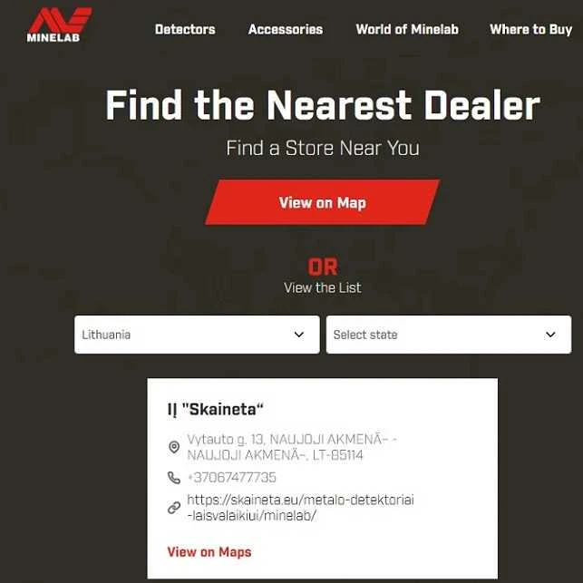 Minelab Vanquish 460 +Ausinės (vertė 30Eur.)