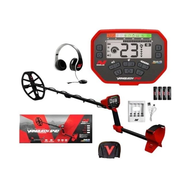 Minelab Vanquish 540 PRO (2 Ritės, akumuliatoriai, ausinės) +Pro-Find 15