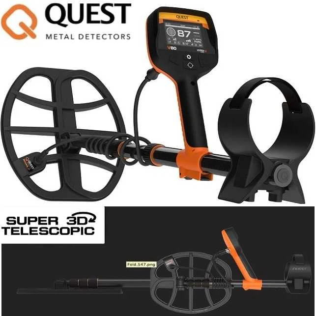QUEST V80 HyperQ (28cm. ritė) +Ausinės belaido