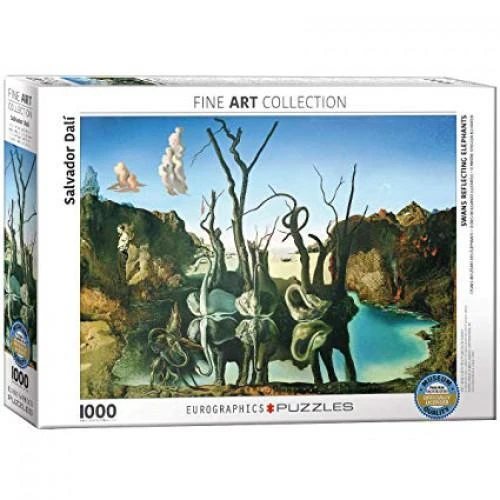 Eurographics DĖLIONĖ GULBĖS, ATSPINDINČIOS DRAMBLIUS SALVADOR DALI 1000D.
