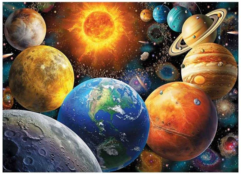 Dėlionė Planetų sistema 500XL