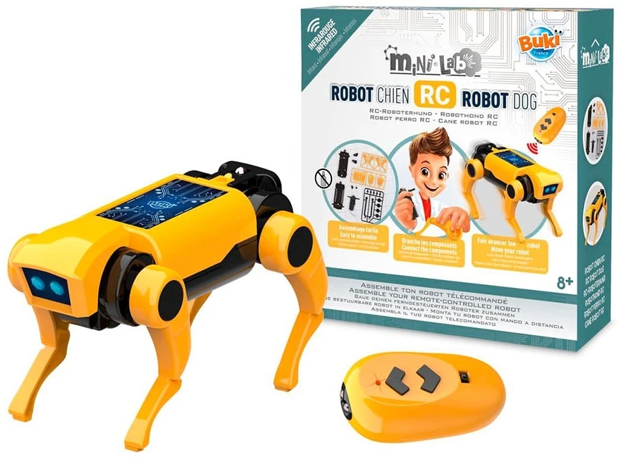Konstruktorius Šuo robotas 14cm su pulteliu