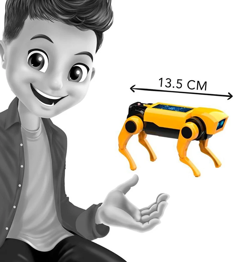 Konstruktorius Šuo robotas 14cm su pulteliu