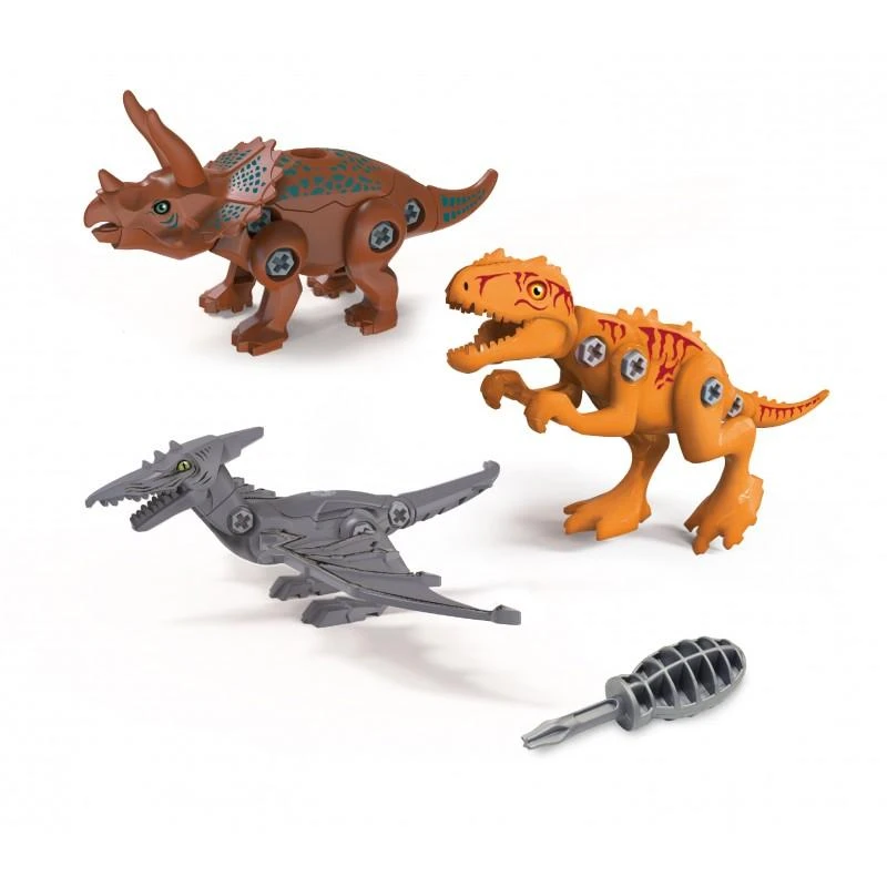Konstruktorius „Trys dinozaurai“