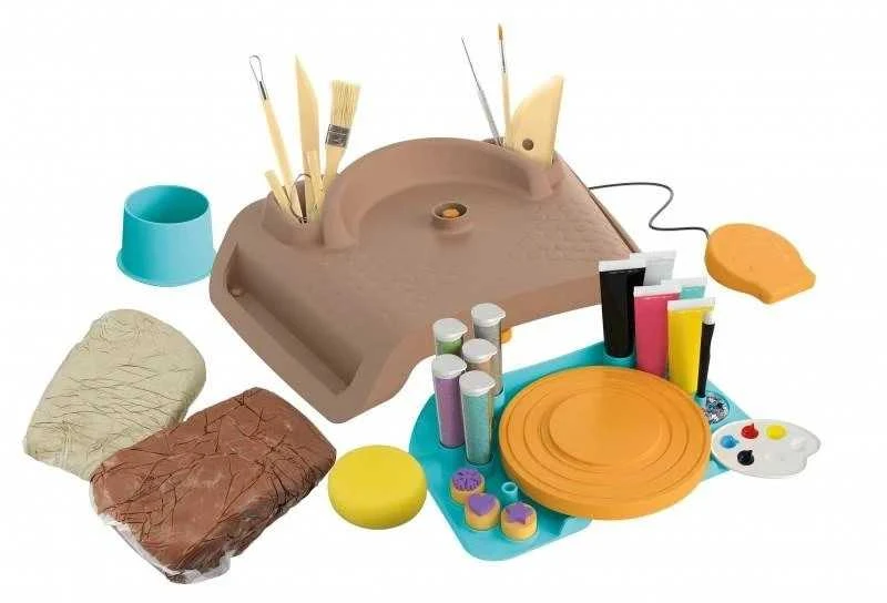 Kūrybinis rinkinys keramikos studija +2kg molio