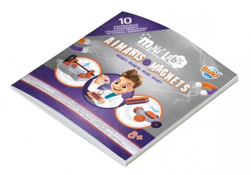 Mini laboratorija vaikams Magnetai 10 eksperimentų