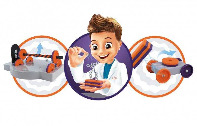 Mini laboratorija vaikams Magnetai 10 eksperimentų