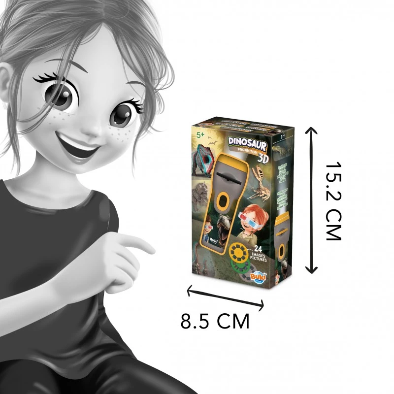 Projektoriukas Dinozaurai su 3D akiniais