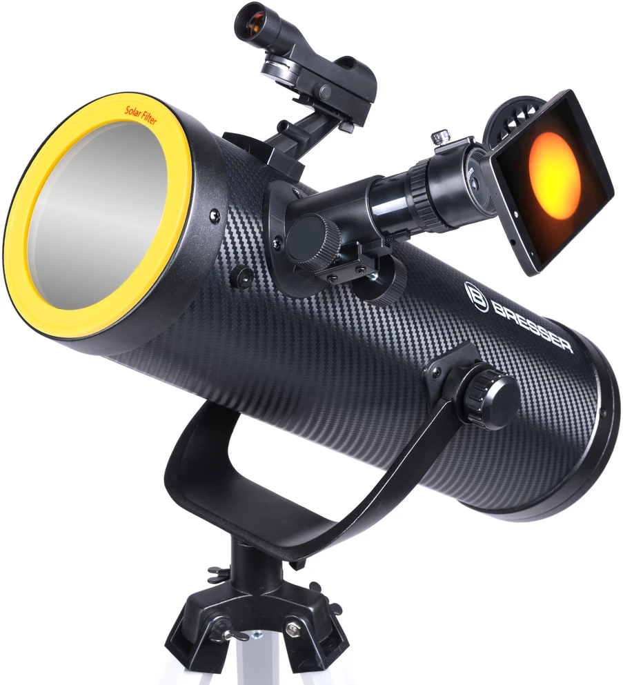 Reflektorinis teleskopas Solarix Bresser 114/500 su Saulės filtru