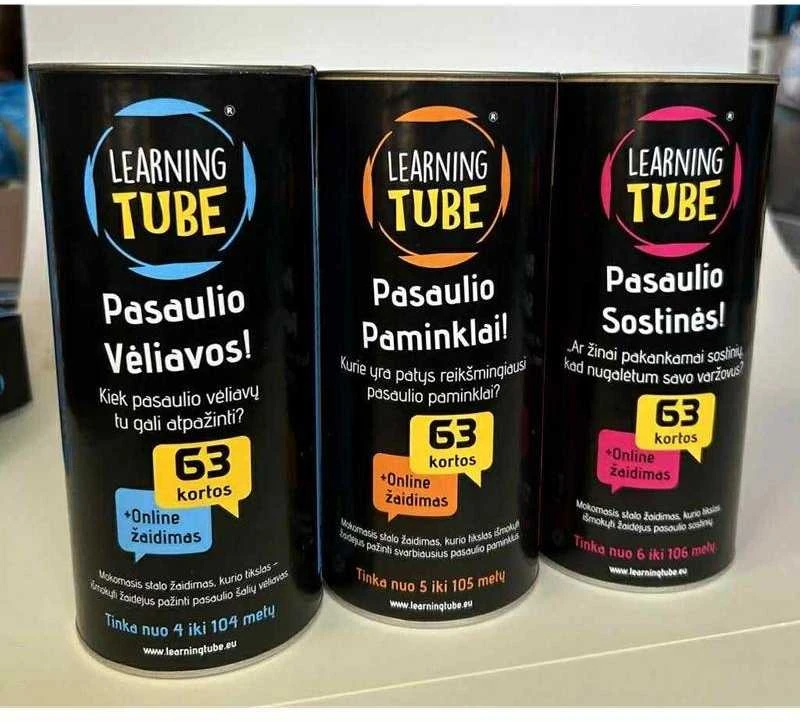 Stalo žaidimas Pasaulio vėliavos 2+ žaidėjų. Lietuvių kalba