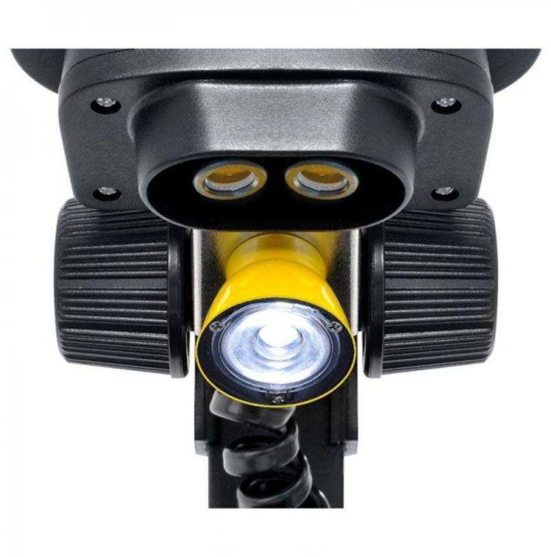 Stereo binokuliarinis mikroskopas 20x su LED apšvietimu. National Geographic. Vokietija