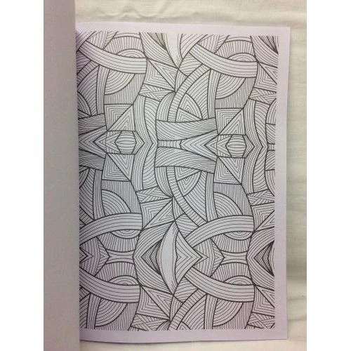 TERAPINĖ SPALVINIMO KNYGELĖ "VAIZDINGA GEOMETRIJA"/ 64 PSL.