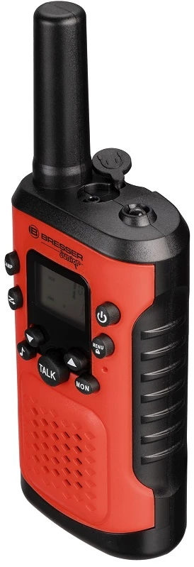Vaikiškos Radijo Stotelės Bresser Junior (Racijos, Walkie-Talkie) – Raudonos (2 vnt. rinkinys)