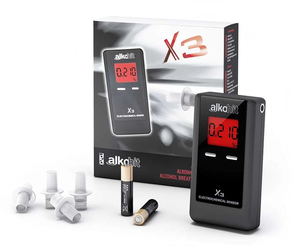 Alkohit X3 alkotesteris su priedais