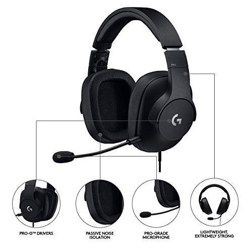 Ausinės Logitech G Pro Gaming 981-000721 (Pažeista pakuotė) | Varle.lt