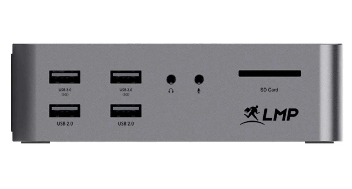 Jung. stot. LMP USB-C Ekranas Dock 2, pilkas