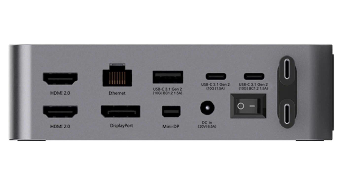 Jung. stot. LMP USB-C Ekranas Dock 2, pilkas