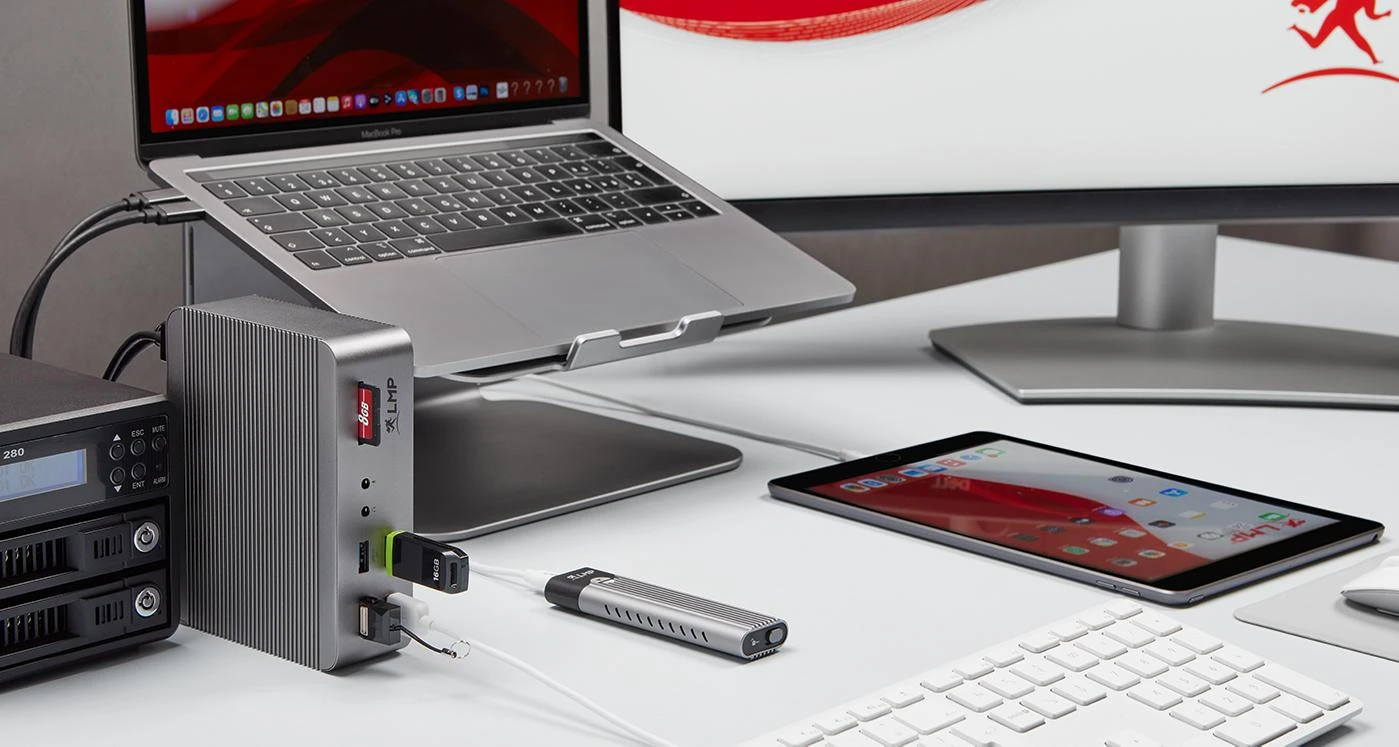 Jung. stot. LMP USB-C Ekranas Dock 2, pilkas