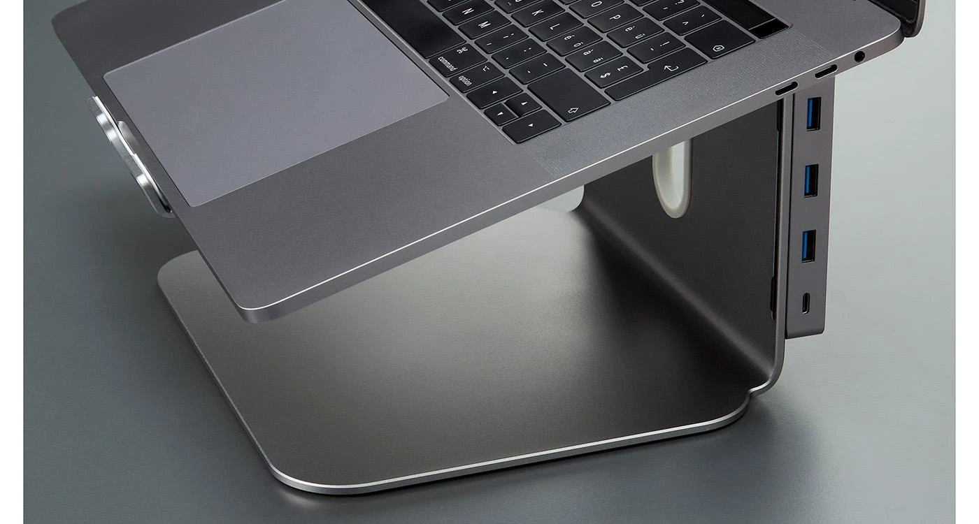 Jung. stot. LMP USB-C Ekranas Dock 2, sidabrinis
