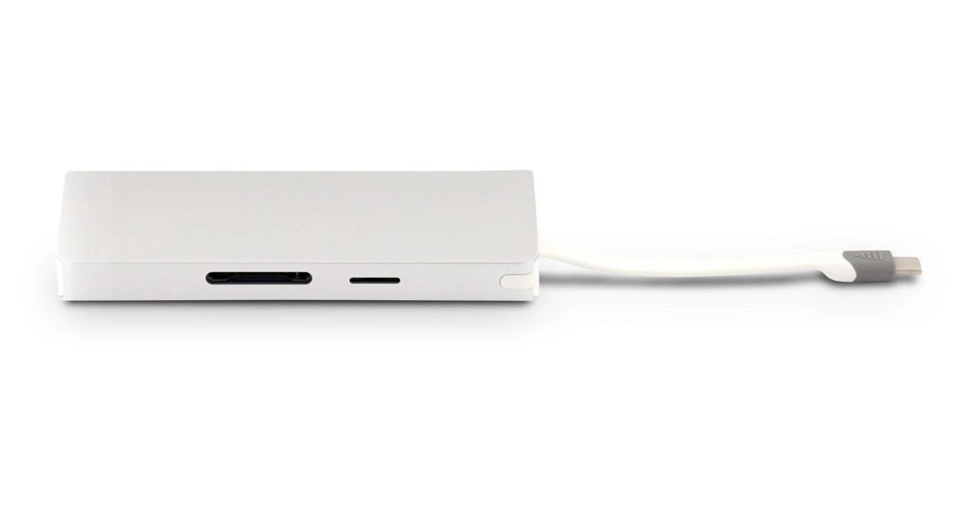 Šakotuvas Jung. stot. LMP USB-C Travel Dock 4K 9 Port, sidabrinis