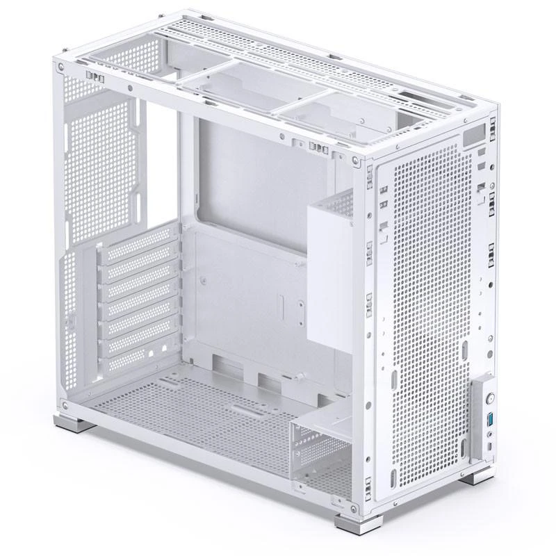 Jonsbo D41 korpusas, ATX, Tempered Glass, Baltas