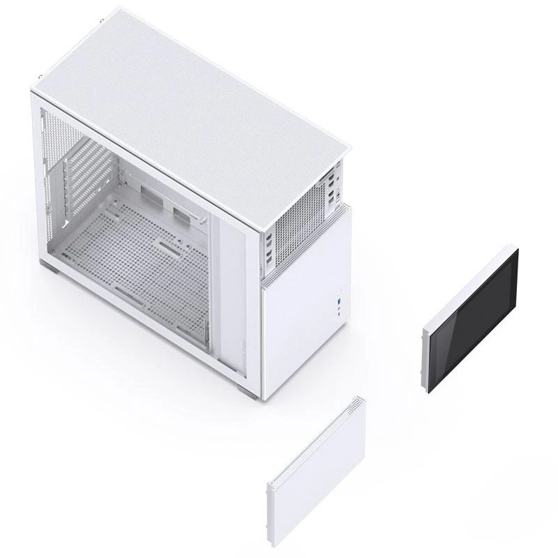 Jonsbo D41 korpusas, ATX, Tempered Glass, Baltas