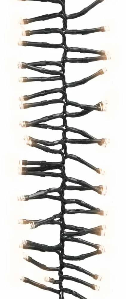 LED lempučių girlianda, 11m, PVC, 1000 šiltų baltų LED, tanki