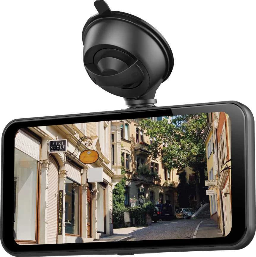 Neoline Smartway 4K 2160p + 1080p dviejų kamerų vaizdo registratorius su Android Auto ir Apple Carplay