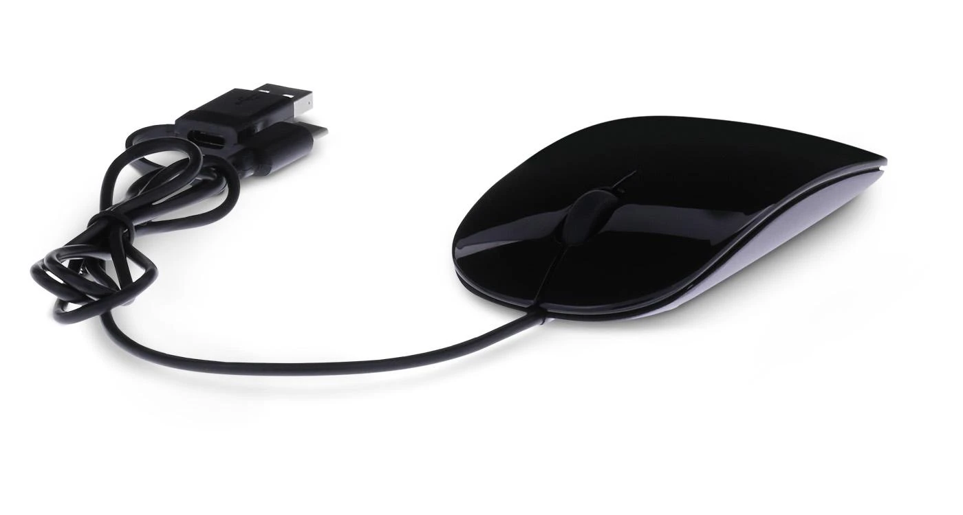 Pelė LMP Easy Pelė USB-C, juoda