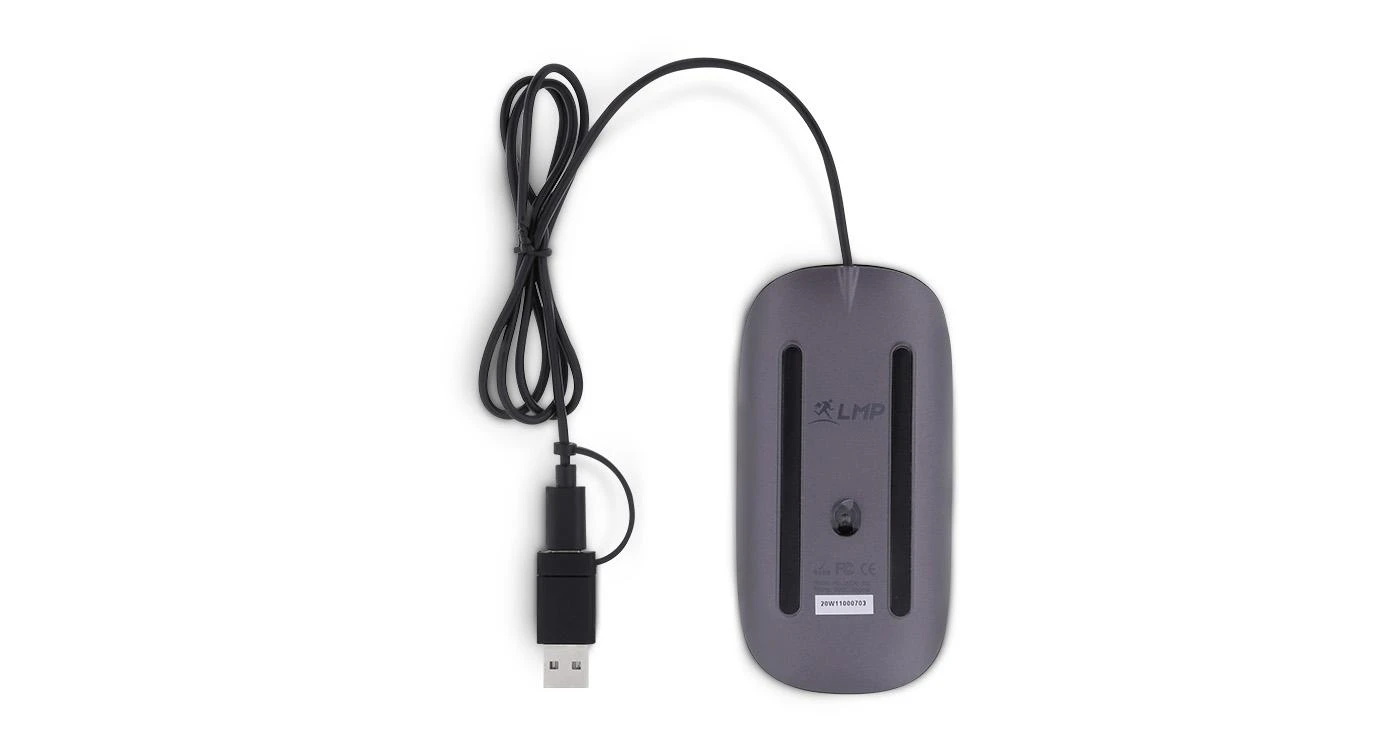 Pelė LMP Easy Pelė USB-C, juoda