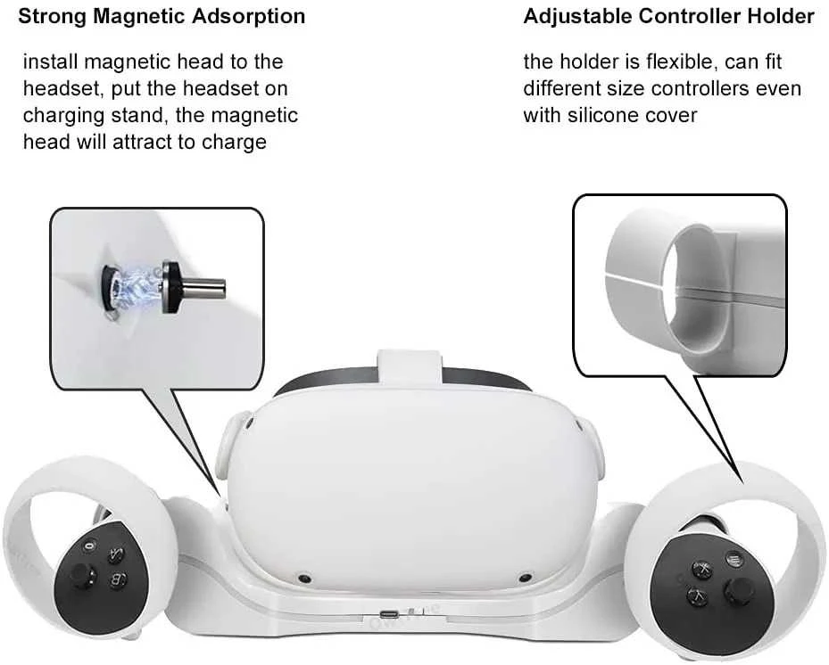 VR Pakrovimo stotelė Meta (Oculus) Quest 2 akiniams