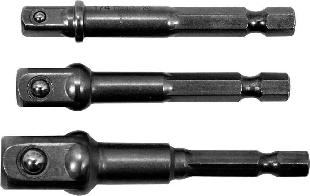 TOPEX KOMPLET ADAPTERÓW / UCHWYTÓW DO NASADEK 3 vnt.. 1/2-3/8-1/4" 38D151