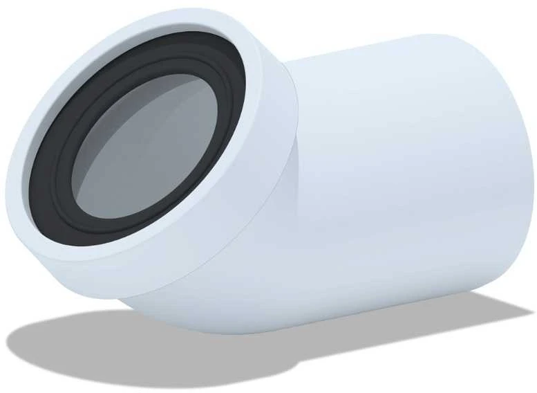 Ani Plast Tualeto išleidimas - 110 mm, standus 45*