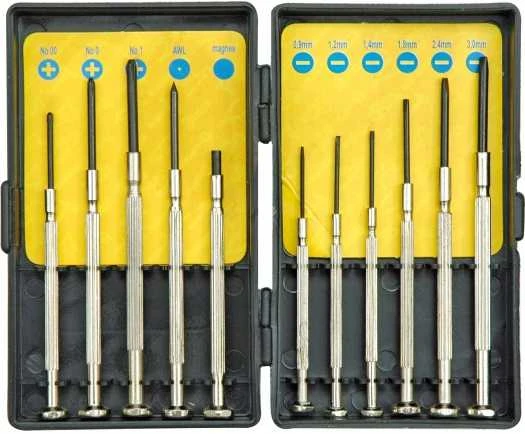 Top Tools Wkrętaki Tikslūs atsuktuvai, 11 vnt. rinkinys