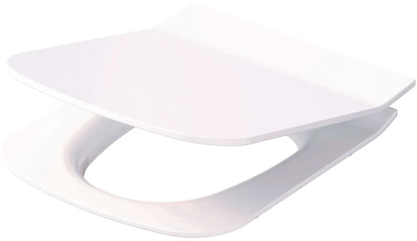 WC dangtis Cersanit, City Square Slim, lėtai nusileidžiantis