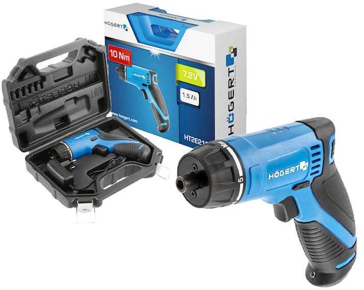 Akumuliatorinis suktuvas Hogert HT2E212; 7,2 V; 1x1,5 Ah akum.