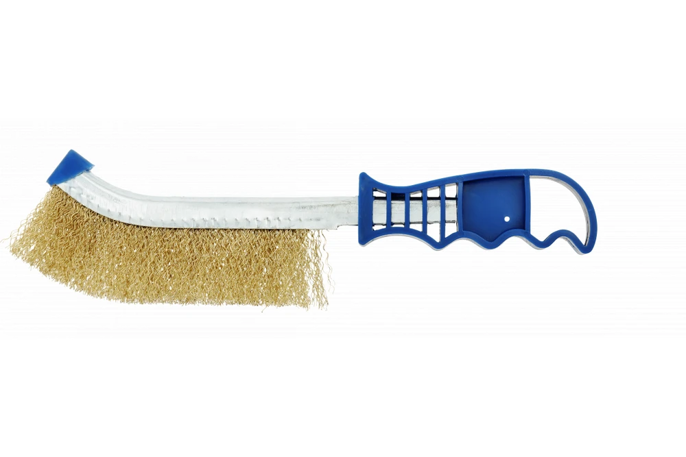 HÕGERT 250 mm handle brass brush, 0.3mm