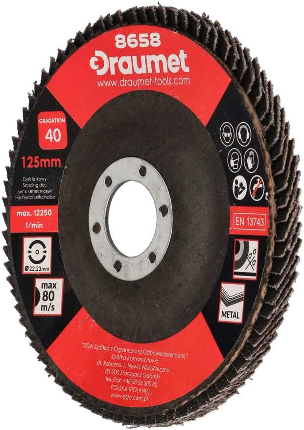 VOREL LAMELEINIS ŠLIFAVIMO DISKAS 125mm P 60