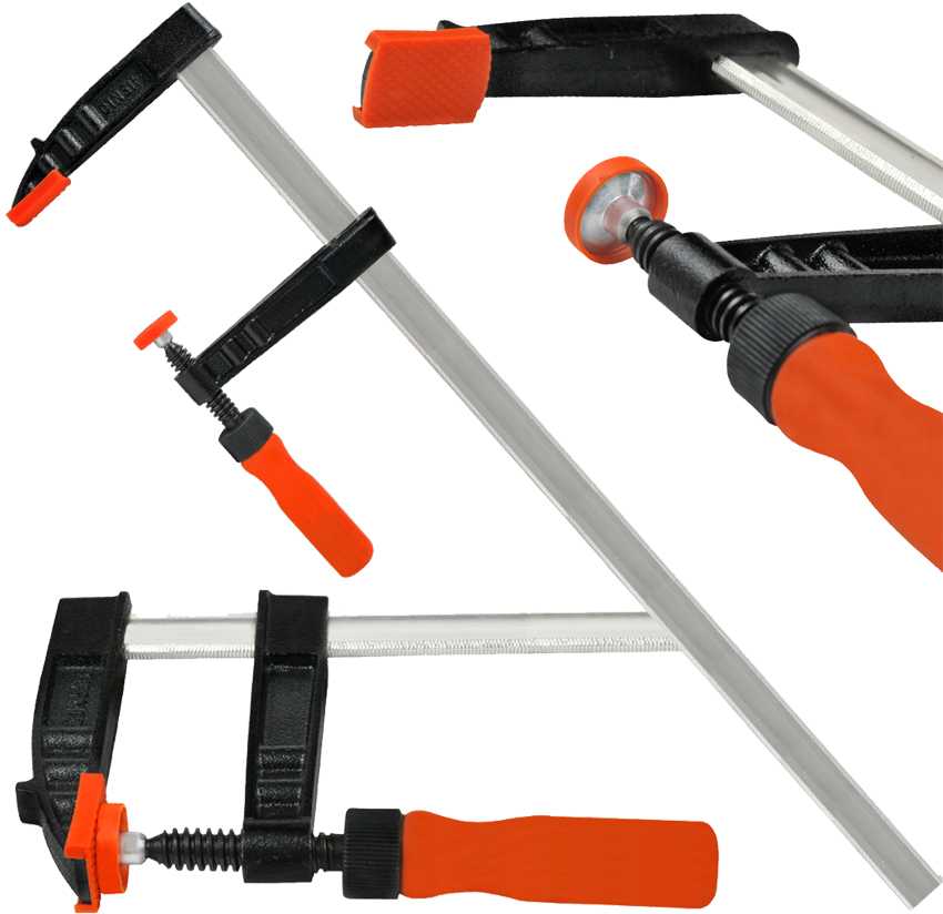 Suspaudėjas F-tipo 120x800 mm